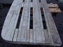 Teak swim Platform